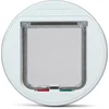 Image de Cat Mate Glazen Fitting Kattenluik met Vierwegsluiting - Rond - Wit 210W