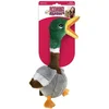 Image de Kong Shakers Honkers Duck - Hondenspeelgoed - Grijs Bruin Groen Large