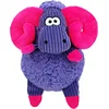 Image de KONG Sherps Floofs Hondenspeeltje Schaap met Roze Hoorns - Paars Pluche