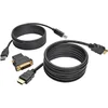 Image de Tripp Lite P782-006-DH toetsenbord-video-muis (kvm) kabel 1,8 m Zwart