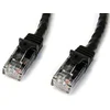 Image de StarTech Netwerkkabel Cat6 Gigabit UTP patchkabel met 100% koper kern, 1 meter zwart