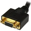Image de 20 cm DVI-I mannelijke naar DVI-D vrouwelijk en HD15 VGA vrouwelijk Wyse DVI-splitterkabel