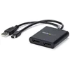 Image de StarTech Mini DisplayPort naar DisplayPort multi-monitor splitter - 2 poorts MST hub