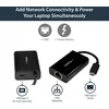 Image de Network Adaptor USB C Startech US1GC30PD Gigabit Ethernet Black