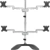 Image de Screen Table Support Startech ARMQUADSS Black/Silver 32"