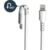 Image de StarTech.com RUSBLTMM2M - Lightning-kabel - USB (M) recht naar Lightning (M) recht - 2 m - dubbel afgeschermd - wit - voor Apple iPad/iPhone/iPod (Lightning)