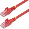 Image de StarTech CAT6A 10 Gigabit Netwerkkabel - UTP - CU - 1,5 meter - Rood