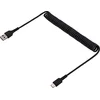 Image de StarTech 1 meter USB A naar C Laadkabel - USB-C Spiraalkabel