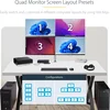 Image de StarTech.com 4-Port KM Switch met Mouse Switching, USB Switch voor Toetsenbord/Muis, 3.5mm/USB Audio, Randapparatuur delen voor 4 Computers, TAA Compliant