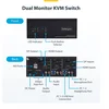 Image de StarTech.com 2-Port Dual-Monitor DisplayPort en HDMI KVM Switch, 4K 60Hz, 1x HDMI & 1x DP Monitor, 2-Port USB Hub, 5Gbps, 2x USB HID Ports, TAA Compliant