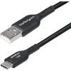 Image de StarTech.com 2m USB-A naar USB-C Laadkabel, USB-A naar Type-C Oplaadkabel, 3A Fast Charge, USB 2.0 Data Transfer Kabel, TPE Mantel, M/M