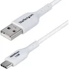 Image de StarTech.com 1m USB-A naar USB-C Laadkabel, USB-A naar USB Type-C Oplaadkabel, Opladen & Synchroniseren, 3A Fast Charge, USB 2.0 Data Transfer Kabel, TPE Mantel, Wit