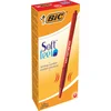 Image de BIC Soft Feel Balpennen met Kliksysteem - Rood - Doos van 12 Stuks - Medium Punt 1 mm
