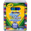 Image de Crayola - Supertips - Viltstiften - Set van 150 viltstiften in verschillende kleuren - Uitwasbare viltstiften met middelgrote punt