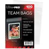 Image de 100 opbergzakjes Ultra Pro Team Bags Transparant Zakjes Met Resealable Plakstrip