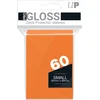 Image de Ultra Pro - PRO-Gloss 60 Klein Formaat Kaarthoesjes Helder Oranje Pack (62 x 89 mm)