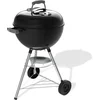 Image de Weber Bar-B Kettle - Ø 47 cm Grillrooster - Houtskoolbarbecue - Zwart - Asopvangschaal - 2 Duurzame weersbestendige wielen - Dekselthermometer - 2 Gereedschapshaken - Kras- en roestbestendig