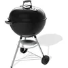 Image de Weber Bar-B Kettle - Ø 57 cm Grillrooster - Houtskoolbarbecue - Zwart - Asopvangschaal - 2 Duurzame weersbestendige wielen - Dekselthermometer - 2 Gereedschapshaken - Kras- en roestbestendig