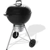 Image de Weber Original Kettle Premium - Ø 57 cm grillrooster - Houtskoolbarbecue - Zwart - Gesloten asopvangbak - One-Touch Reinigingssysteem - 2 Duurzame, weerbestendige wielen - Dekselthermometer - Kras- en roestbestendig - Geschikt voor Gourmet BBQ System