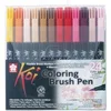Image de Sakura Koi Coloring Brush Pen set | 24 kleuren