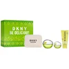 Image de DKNY Be Delicious geschenkset - Eau de parfum 100 ml - Eau de parfum mini 15 ml - Shower mousse 150 ml + Make-uptasje