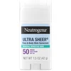 Image de Neutrogena - Ultra Sheer Dry Touch SPF 50 Mineral Sunscreen Stick