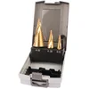 Image de Makita 3-delige TiN stappenboren set Ø 4 x 12-32 mm TIN - metaal - 3 stuks - 4 x 12-32 mm