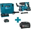 Image de Makita HR010GD201 Accu combihamer SDS-Plus 2,1J + stofafzuiging XGT 40V Max 2.5Ah in Mbox