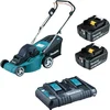 Image de Makita DLM382PM2 36V (2x 18V) Li-ion accu grasmaaier set (2x 4,0Ah) met dubbellader - 38cm