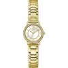 Image de Guess Dames Horloge GW0468L2 Staal met Geelgouden Plating Quartz met Zilverkleurige Wijzerplaat en Zirkonia 32mm