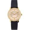 Image de Guess Dames Guess dameshorloge leren band MELODY GW0469L3 - Horloge - Siliconen - Zwart - 27.50 mm