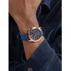 Image de Guess Resistance Multifunctioneel Horloge Blauw Kast Gemaakt Van 100% Roestvrij Staal En Een Band Van 100% Siliconen 44 GW0729G2, GW0729G3