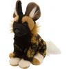 Image de Wild Republic pluche - hyena dieren knuffel - zwart/bruin - 20 cm - dieren thema