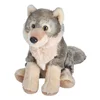 Image de Wild Republic Pluche wolf knuffel - 16 cm - Realistisch nagemaakt dier