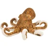 Image de Wild Republic pluche dier knuffel Octopus/inktvis - 30 cm - bruin - zeedieren