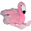 Image de Wild Republic Flamingo pluche knuffel 20 cm - roze - speelgoed vogel - knuffelbeest
