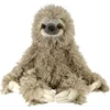 Image de Wild Republic pluche luiaard knuffel - 30 cm - grijs - bosdieren knuffels - Cadeau voor kinderen