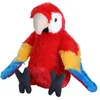 Image de Wild Republic Pluche Papegaai/Ara - knuffel vogel - 20 cm - bos vogel knuffel