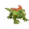 Image de Wild Republic grote Leguaan knuffel - pluche stof - groen - 60 cm