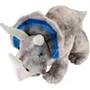 Image de Wild Republic Dinosaurus Triceratops knuffel - grijs - 25 cm - Pluche prehistorische dieren knuffels