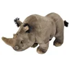Image de Wild Republic pluche knuffel neushoord - grijs - 35 cm - Dieren knuffels - Cadeau