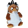 Image de Wild Republic Rugtas - tijger knuffel - pluche rugzak - verstelbare bandjes - rits achterzijde - 33 cm