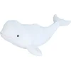Image de Wild Republic Beluga walvis knuffel - Wit pluche dier van 30 cm
