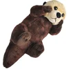 Image de Wild Republic Pluche knuffel zee otter - 20 cm - met echt geluid - Speelgoed knuffeldieren - bruin