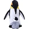 Image de Wild Republic Pluche dieren knuffel - keizerspinguin met jong - 38 cm - Pinguin knuffels