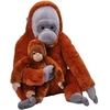 Image de Wild Republic Knuffel aap orang oetan - moeder met kind - 52 cm - pluche apen knuffels