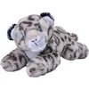 Image de Wild Republic pluche knuffel sneeuw luipaard - zachte stof - grijs - 25 cm - Dieren knuffels - Cadeau