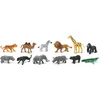 Image de Speelgoed figuren - wilde dieren - 12x - plastic - speelfiguren - diertjes - speeldiertjes