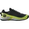 Image de Wilson Rush Pro 4.0 Extra Duty - Tennisschoenen - Black/Safety Yellow/Green - Maat 44