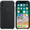 Image de Apple - Siliconen Back Cover - iPhone X - Zwart